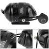 Black Casting Spinning Reel Inner Line Shooting Fish Wheel Closed Fishing Reel