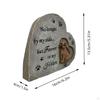 Pet Dog Memorial Stones Grave Decorations Weatherproof Gravestone Loss of Gift Tombstone