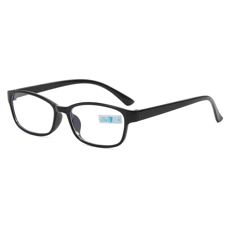 

Full Frames Reading Eyeglasses Female Ultra-light Comfort Computer Eyeglasses Anti-blue Lightweight Prescriptions Eyeglasses Male + 100 To+400 1.5