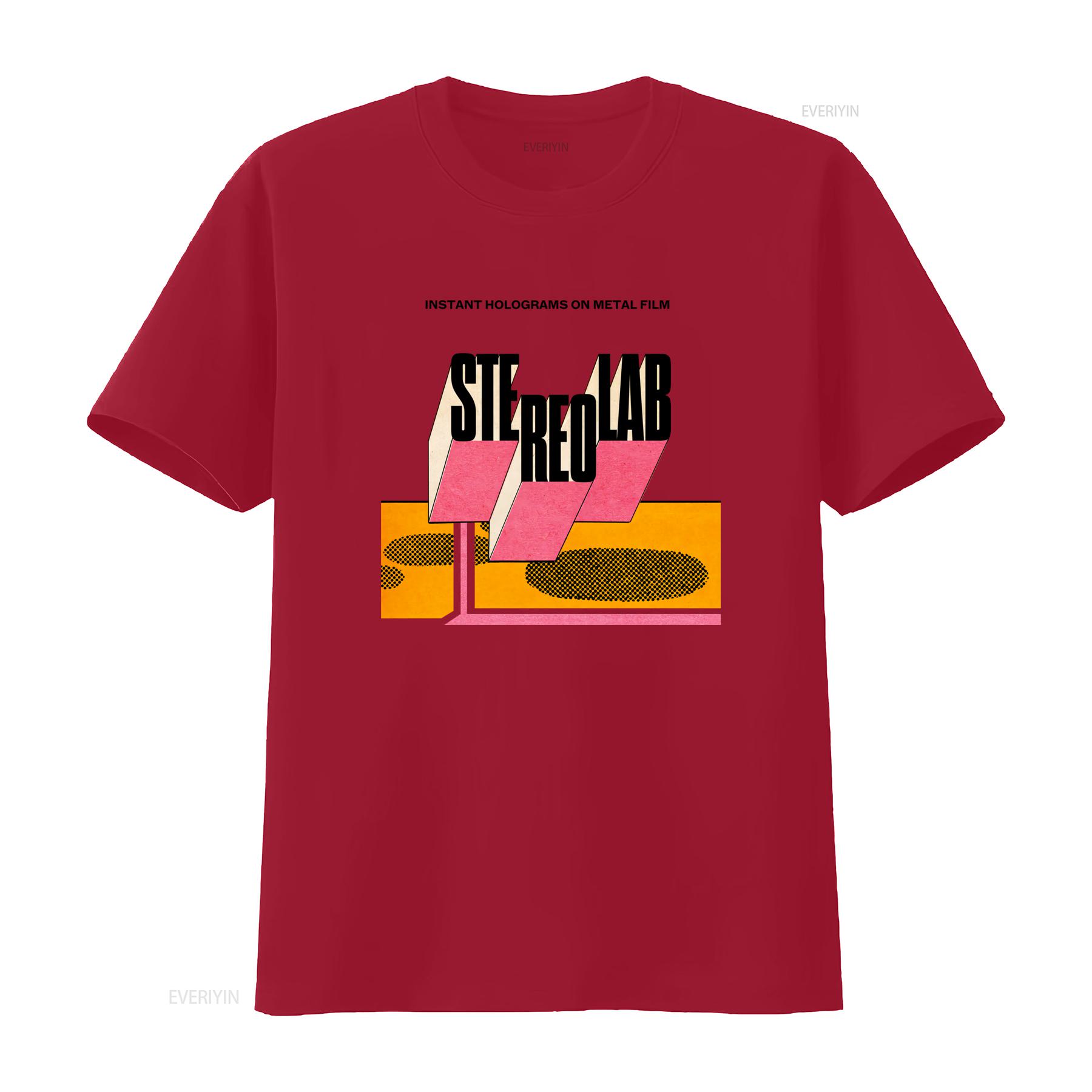 

Stereolab Aerial Troubles Tour T Shirt Full Size S 5XL ET1345 vintage Washed Slightly designer clothes Casual Comfortable S