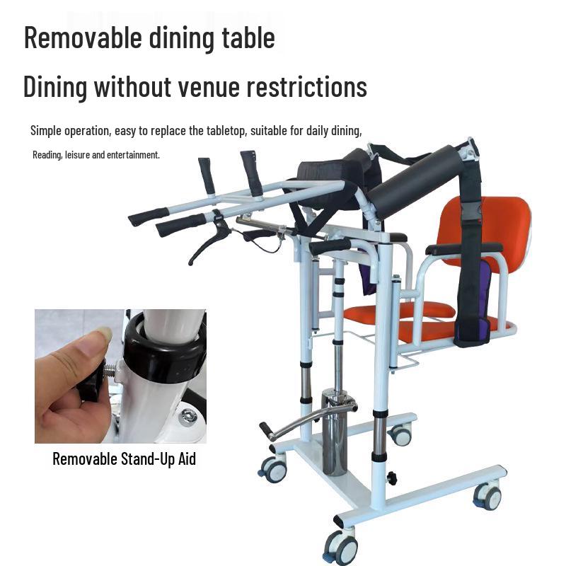 Multi-Functional Hydraulic Lifting Device for Assisted Elderly Transfer and Standing