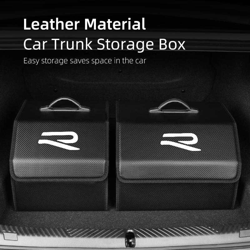 RFKNG1 Car Trunk Storage Box Carbon Tool Organiser Multi-Use Storage Bag For Volkswagen VW Golf Jetta Passat mk4 mk5 mk6 CC Golf 5 7