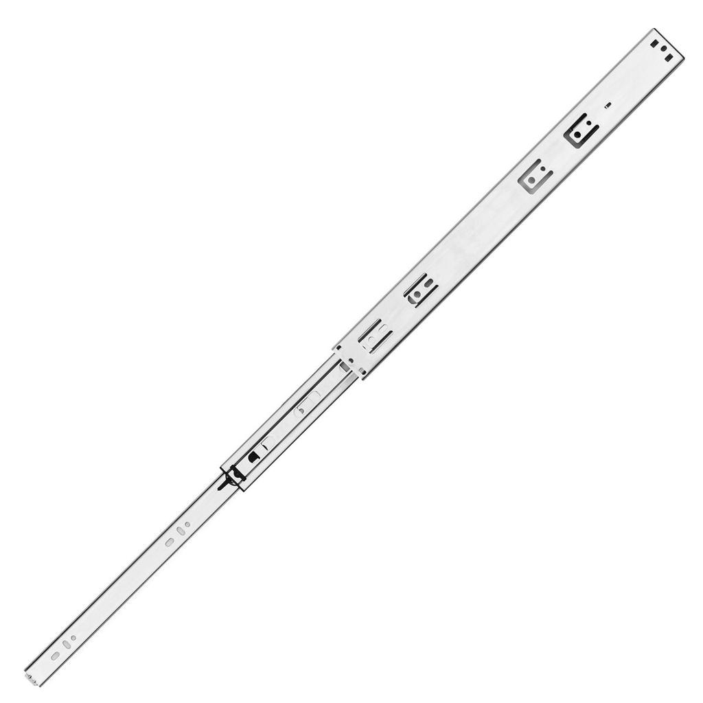 10 Pairs of 457.2mm Drawer Slides Side Mount Rails, Heavy Duty Full Extension Steel Track, Soft-Close Noiseless Guide Glides Cabinet Kitchen Runners