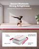 VEVOR Inflatable Gymnastics Air Mat 6m Training Mats W/ Electric Pump, 10 Cm Thick Sturdy Tumble Track