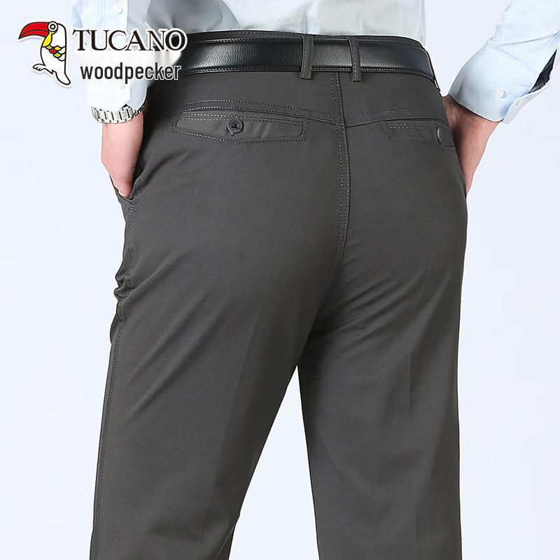 TUCANO Men s High-Waist Straight Leg Casual Pants 30