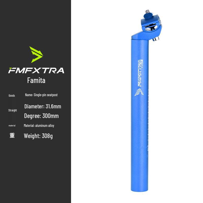 Aluminum Alloy Mountain Bike Seatpost - Sizes: 25.4mm, 27.2mm, 28.6mm, 31.6mm