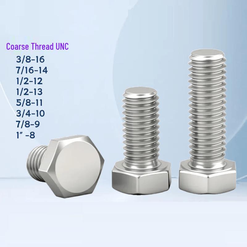 Hongshengda 304 Stainless Steel Imperial Hex Bolt