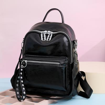 Backpack Are Fashionable Ladies' Small Backpack and Are Mostly Simple and Trendy Travel Bag