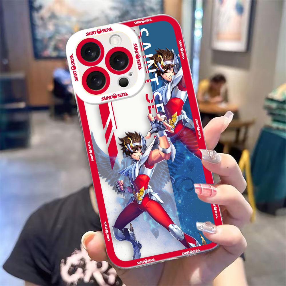 Anime Gold S-Saints Seiya Phone Case For VIVO S1 V20 V21 V21E V23 V23E V25 V27 V27E V29E V30 V40 V50 Y02 Y03 LITE Clear Case