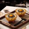 TAYOHYA Amber Galaxy 2-Piece Salad Bowl Set