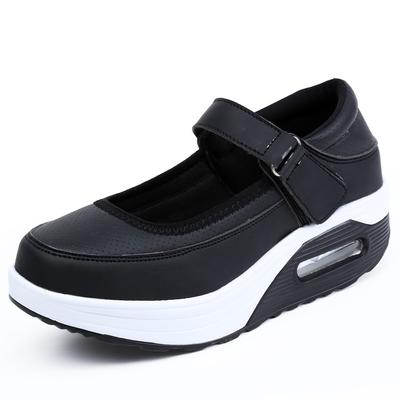 35-41 Damskie Modne Buty Sportowe na Poduszce Powietrznej Zwiększające Wysokość Buty Kołyskowe i Buty Codzienne