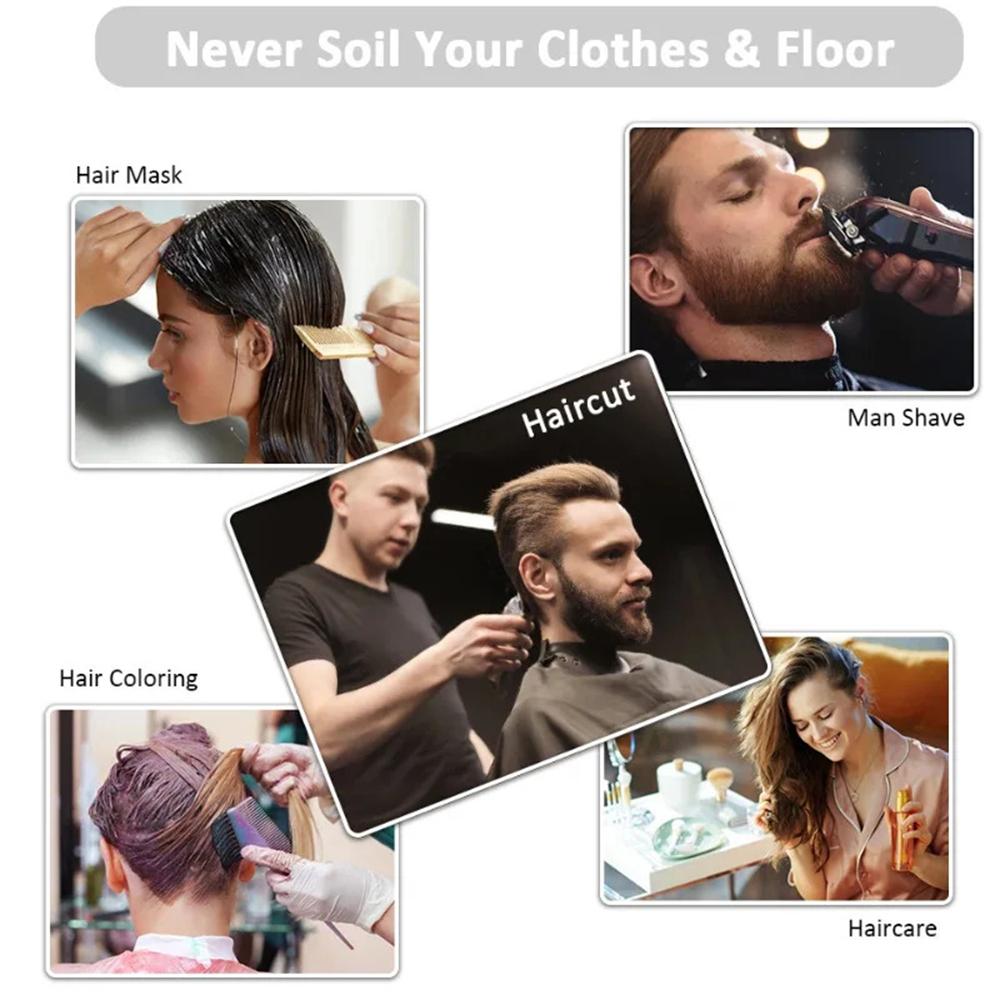 1pc Creative Apron Hair Cutting Cloak Coat Salon Barber Stylist Cape Umbrella Haircut Cloak Hairdressing Home Cleaning Protector