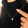 Cool Pearl Necklace Winter Choker Light Luxury Pendant Vintage French Jewelry Long Lasting