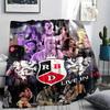1Pc RBD Band Print Flannel Blanket, High Quality Comfortable for All Seasons, Home Decor, Warmth and Comfort, Perfect for Gifts