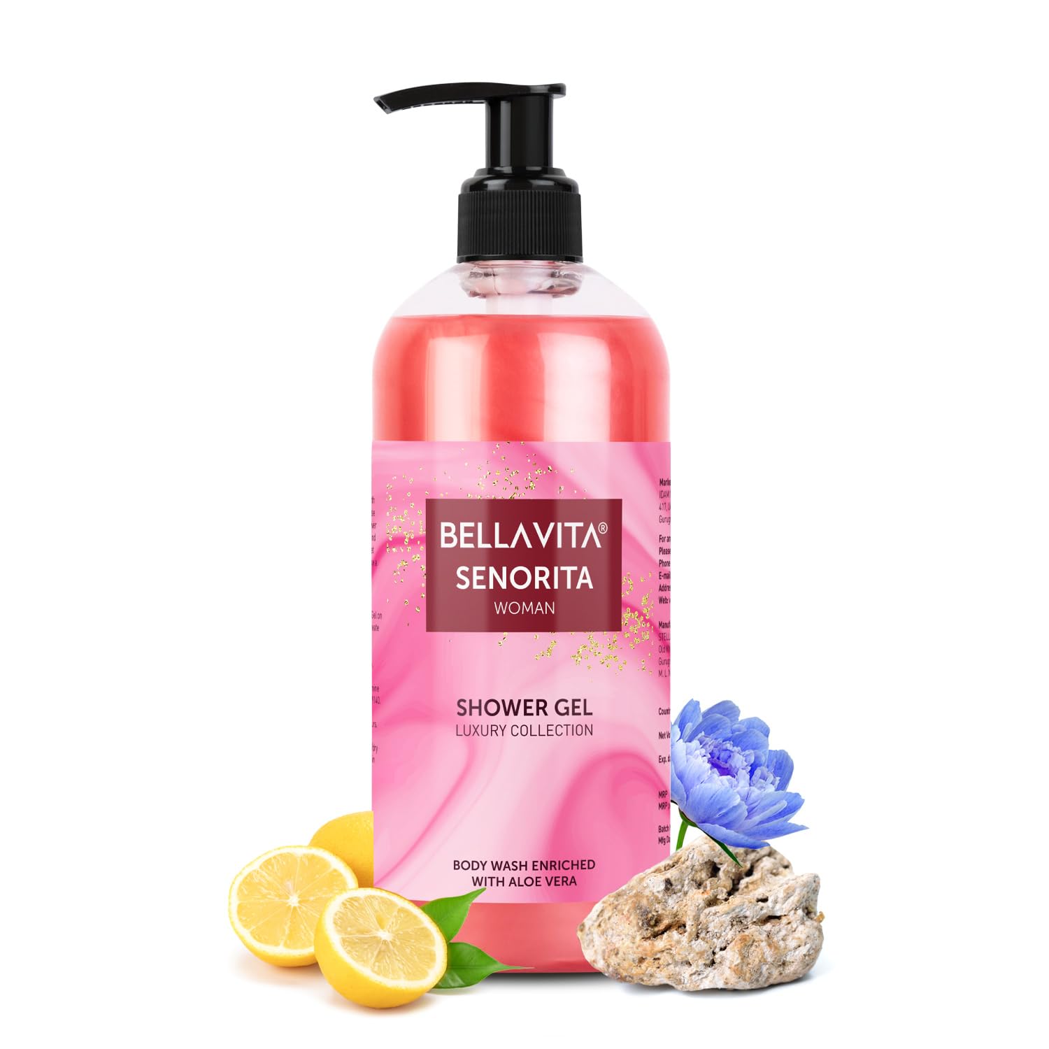 

Bella Vita Роскошный гель для душа Senorita Woman 500 мл, одинарная упаковка, увлажняющий гель для душа для женщин