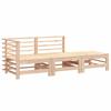 3 Piece Garden Lounge Set Solid Pine Wood