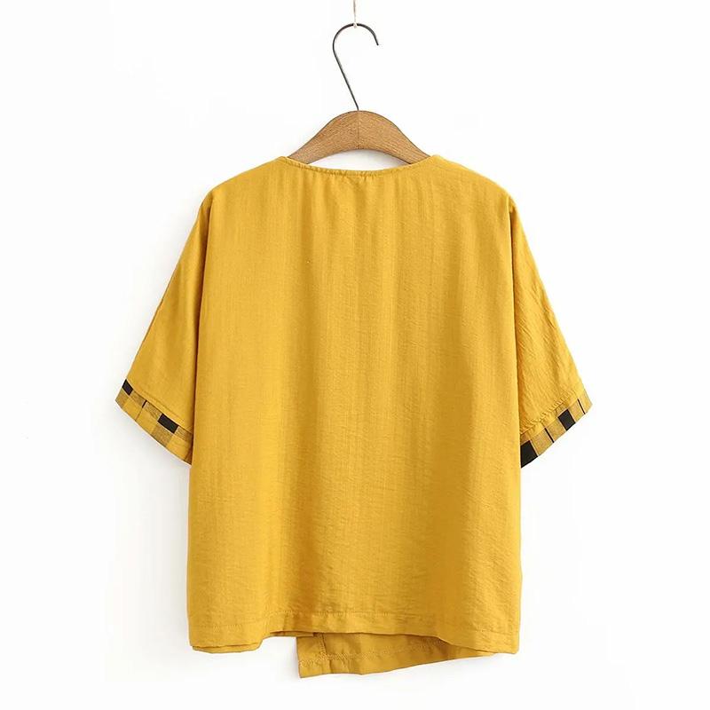 2PC Summer Suit Women Cotton T-shirt Pants Two-piece Comfortable Short-sleeved Top and Longs Pants Loose Casual Suit