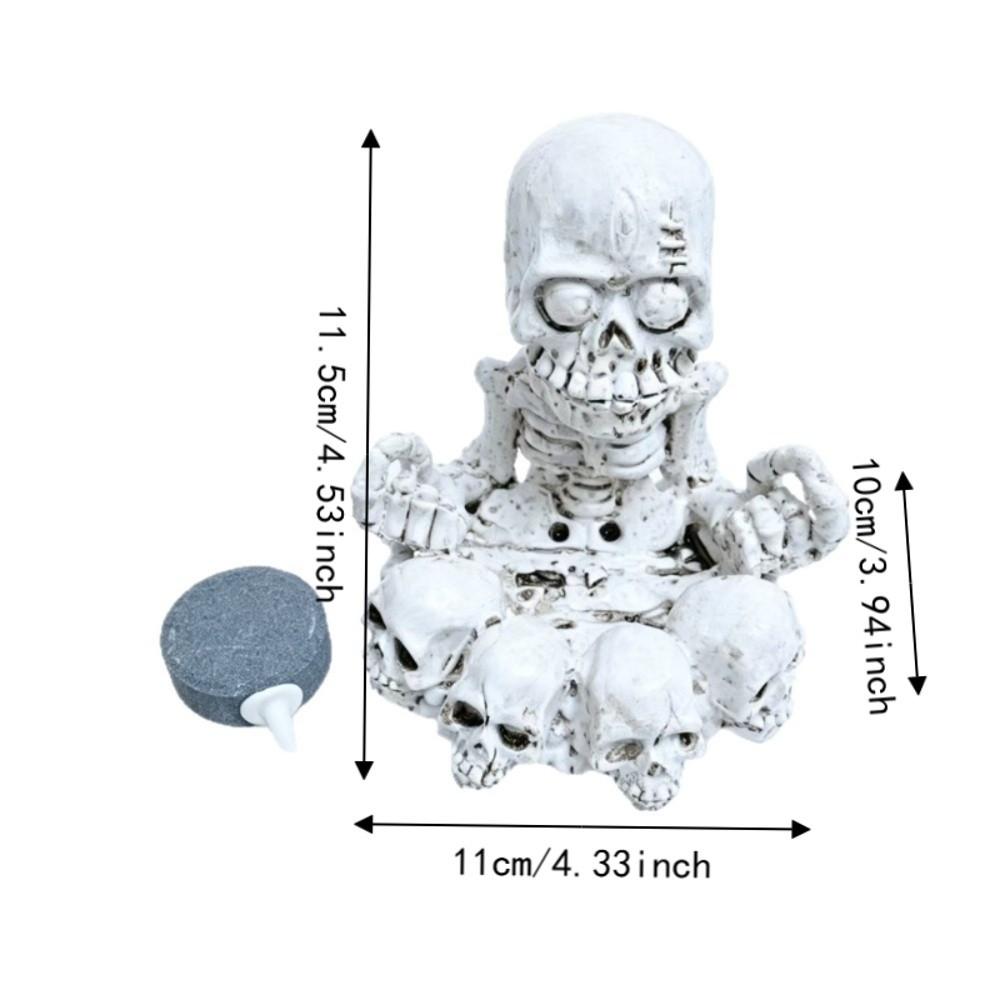 Simulated Fish Tank Skeleton Landscaping Resin Reptile Tank Skeleton Ornament Reptile Hiding Spots
