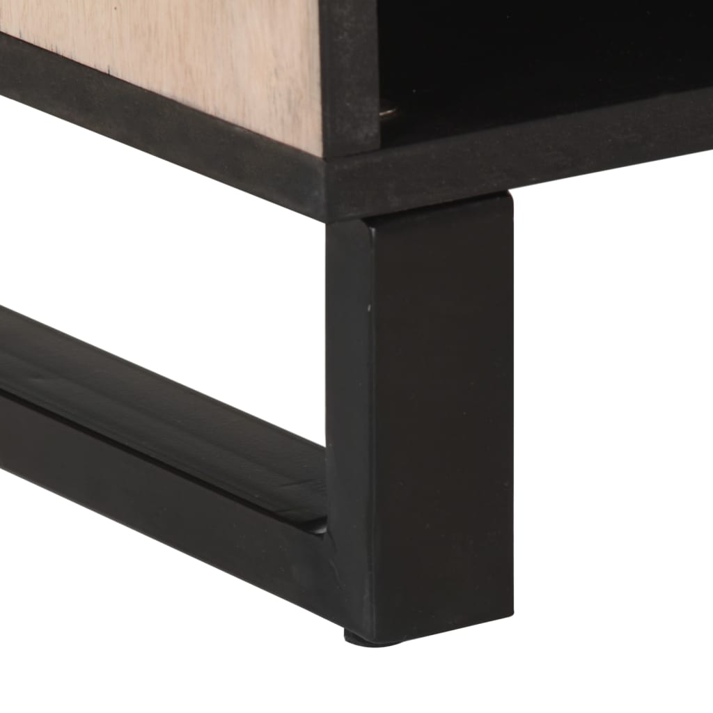 Sideboard 80 X 34 X 75 Cm Solid Mango Wood