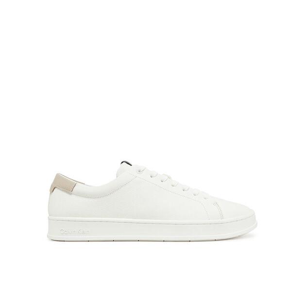 Мужские кроссовки Calvin Klein Low top lace up nu hm0hm01758 белые