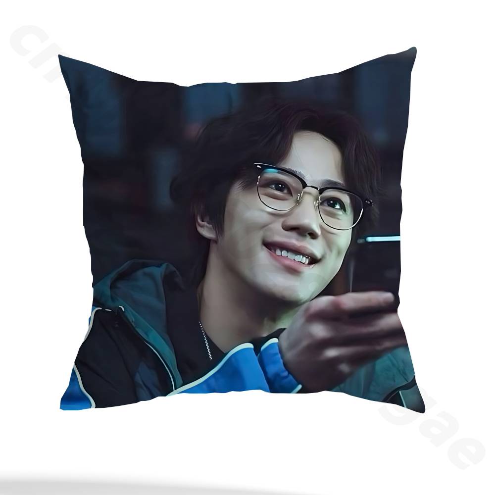 TV W-Weak H-Hero Class 2 Pillow Case Sofa Living Room Bedroom Headboard Backrest Cushion Square Cushion Nap Time