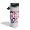 30 oz Anime K-Pop Dämonenjäger Edelstahl Vakuumbecher Heiß Kalt 6-12 Stunden Warmhaltezeit Umweltfreundlich BPA-frei Groß Automobilhalter Flasche Kindergeschenk