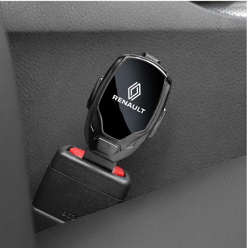 

Interior Stickers 1 pcs Car Seat Belt Clip Extension Plug Metal Seatbelt Extender Accessories for New Renault Clio Megane Trafic коричневый