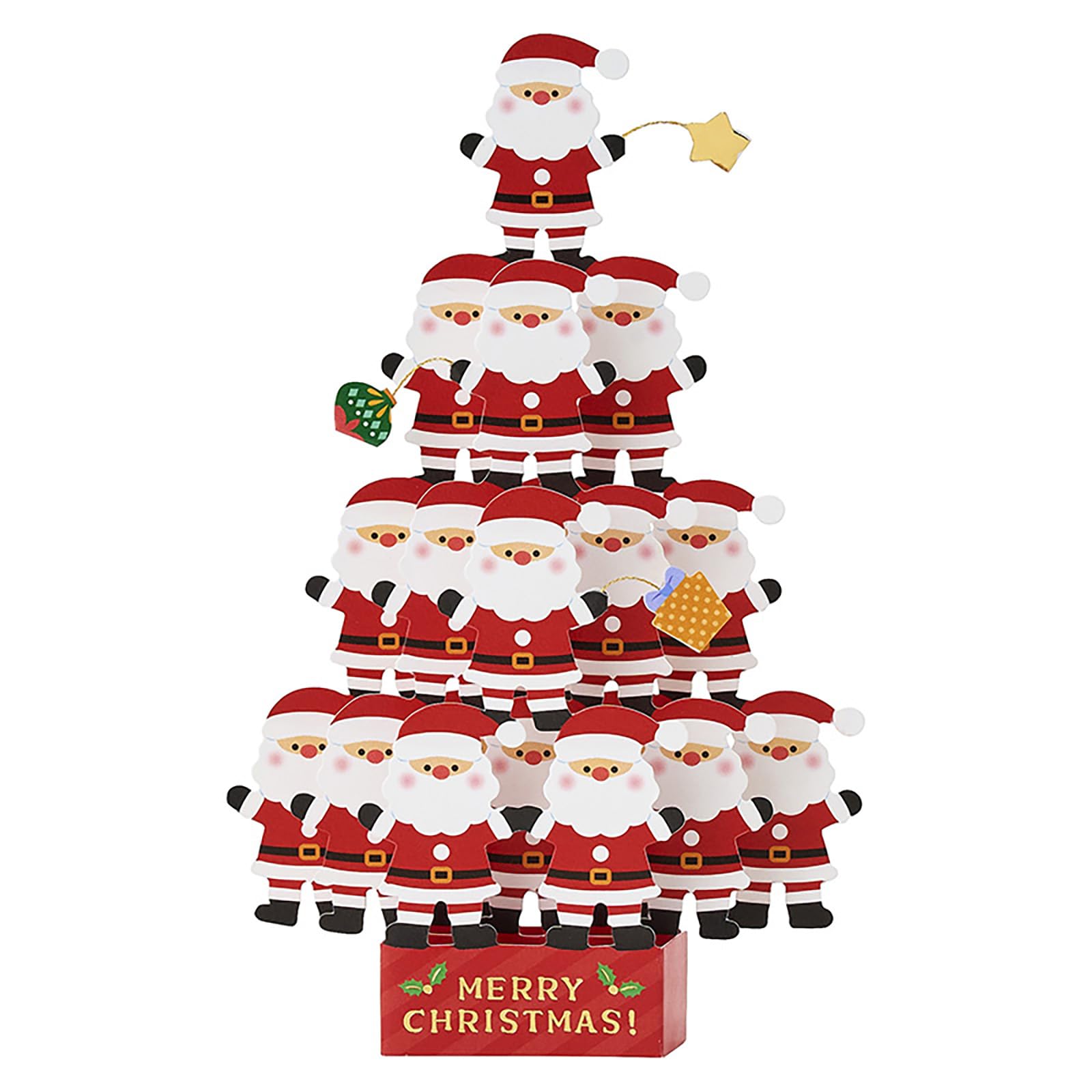 Sanrio Christmas Message Card Santa Tree JX 51-5 242527