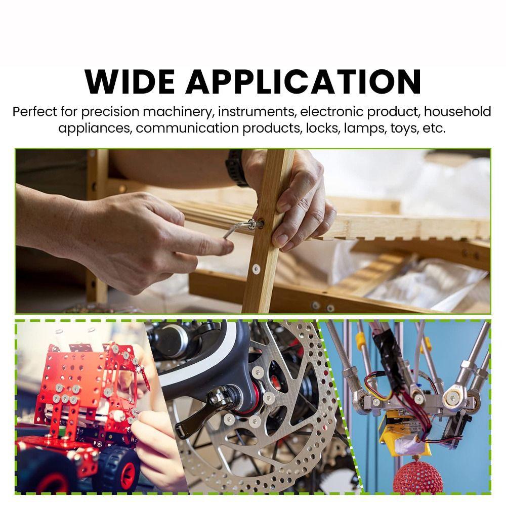 Durable Screws Nuts Bolts Gaskets Kits Allen Screw Bolt Nut Washer Set Office Appliance