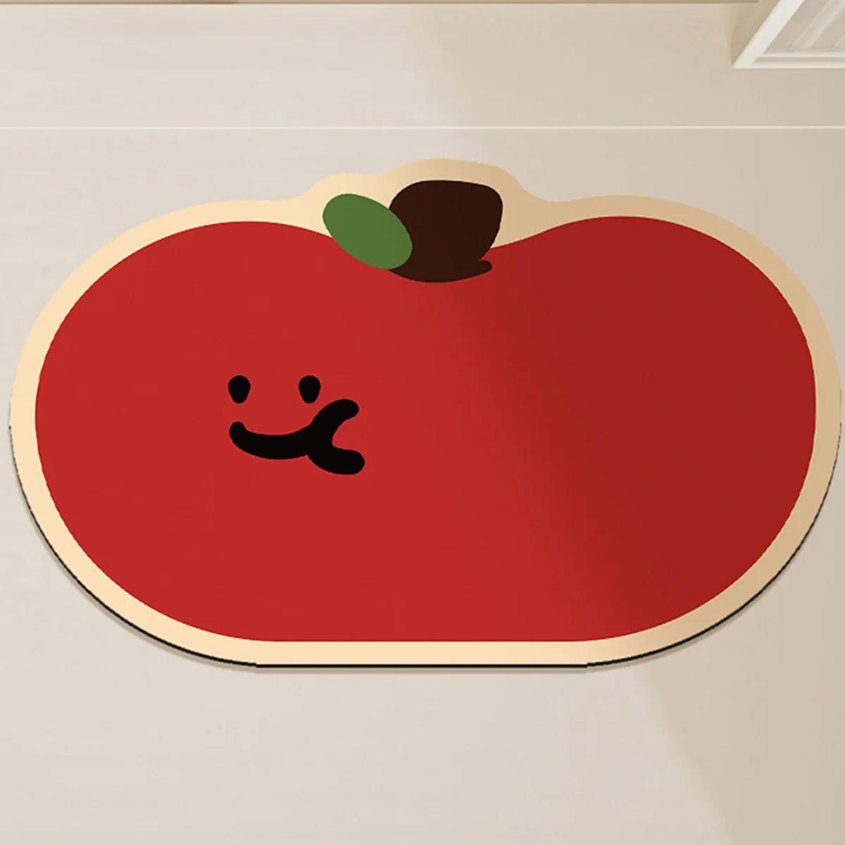 

Коврик для ванной VIKAMA в форме мультфильма из диатомовой грязи, быстросохнущий впитывающий коврик для туалета, коврик для входной двери на кухню, в спальню 40x60cm 16x24inch