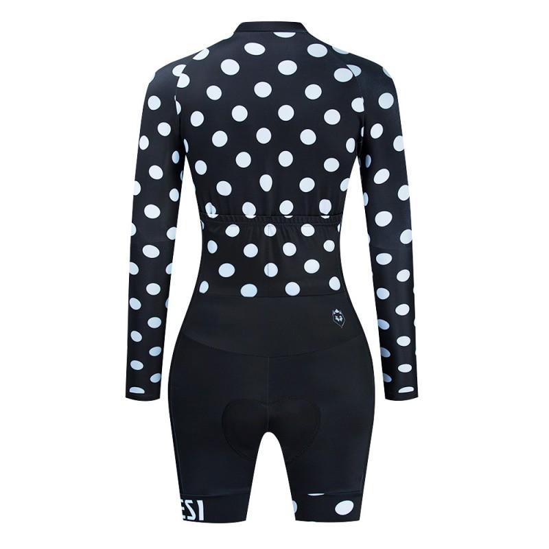 FRENESI Tuta Unisex da Ciclismo Triathlon Manica Corta Estiva Asciugatura Rapida Performance Abbigliamento Ciclismo su Strada Allenamento Multisport