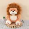 PP Cotton Lion Plush Toys Soft Forest Animals Stuffed Doll  Decorate Present
