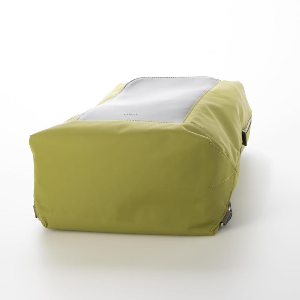 Isaac Nylon and Recycled Leather Combination Multi-Backpack 2003404 LGN(82)