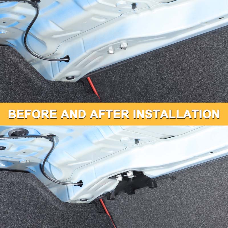For BMW M3 F80 2014-2019 Carbon Steel Car Trunk Hook Expand Panel,Increases Number of Hooks Mounting Accessories