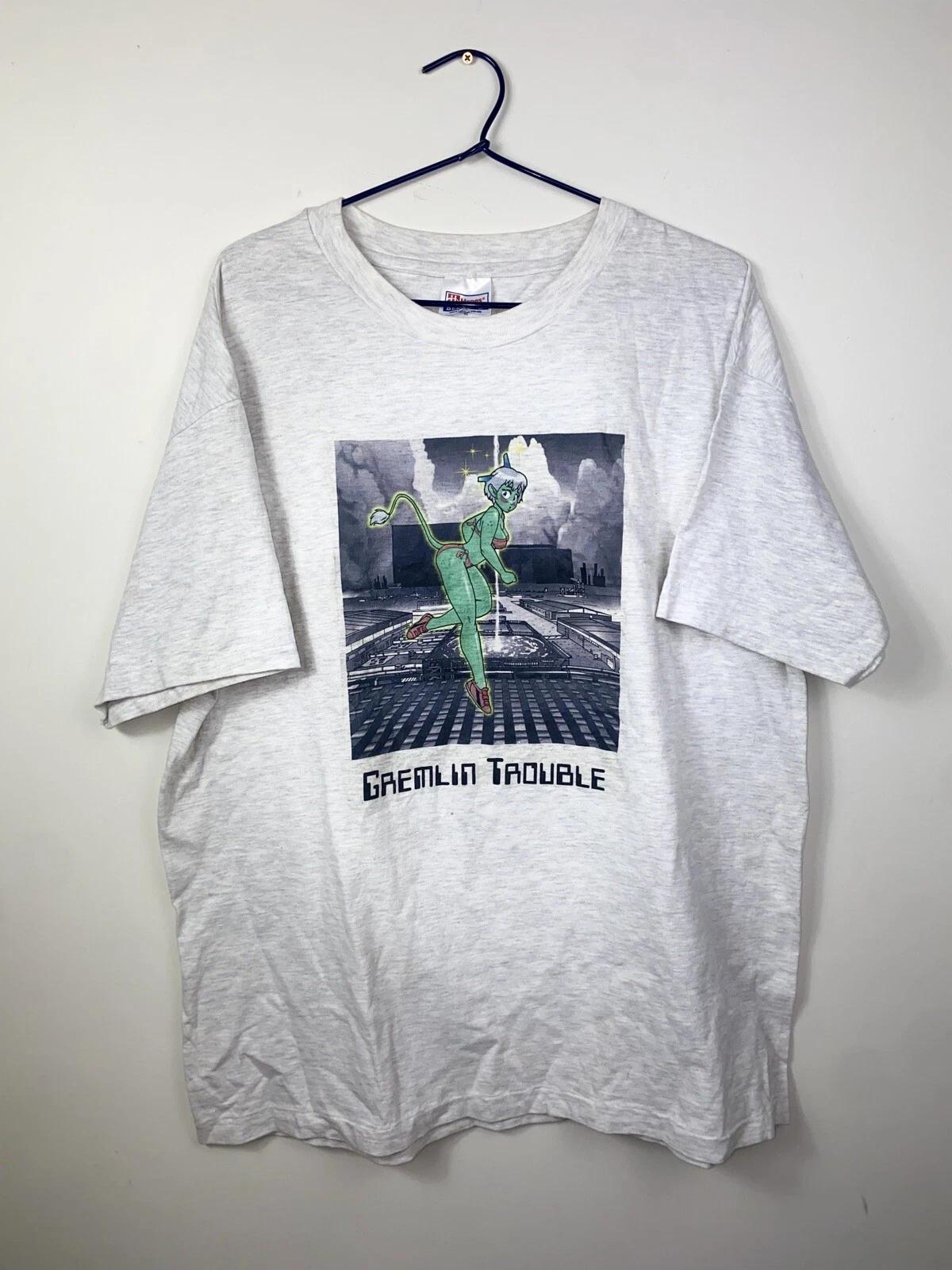 

Vintage Gremlin Trouble Comic Book T-shirt Single Stitch Hanes Beefy T Adult XL XL