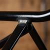Wall-Mounted Saddle Rack Horizontal Bar Black Metal Space Saving