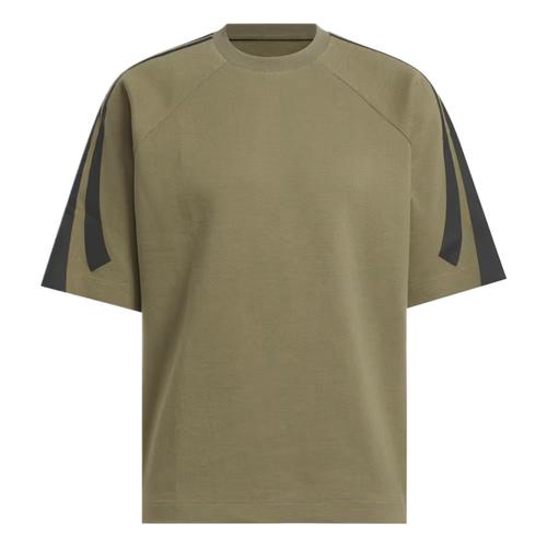 Adidas T Shirts Unisex Brown Green JN3975 M коричневый/зелёный