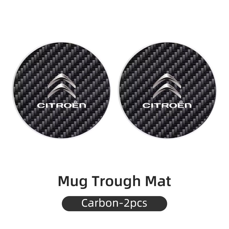 

Car Water Coaster Console Mug Cup Holder Non-Slip Mat Accessories For Citroen C4 C3 C5 C1 C2 Berlingo Celysee Cactus Picasso