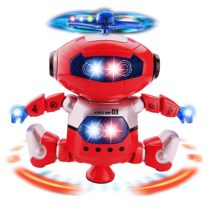 Űrtáncos Okos Emberi Robot Játék Fénnyel Hanggal Zenével Gyerekek Háziállat Elektronika Sétáló Játékok Fiúknak Gyerekek Ajándék