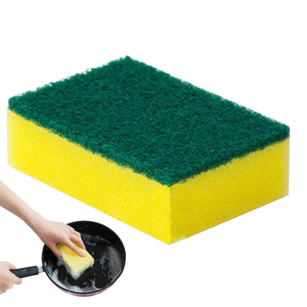 Dish Sponges Kitchen Non-Scratch Kitchen Sponges for Cleaning Reusable Scrubbing Pads Brush Cleaning Tools for Home Bathroom