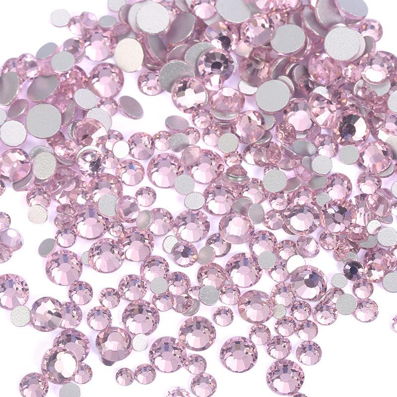 Nail Art Größe Gemischt Flacher Boden Diamant Ss6-Ss20 Mehrgrößen Strass Schmuck 1440 Stück