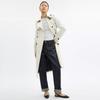 Coach Long Trench Ecru