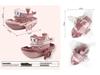 Infant Bath Toy Set: Steamboat, Turtle & Dolphin Spraying Toys for Toddlers