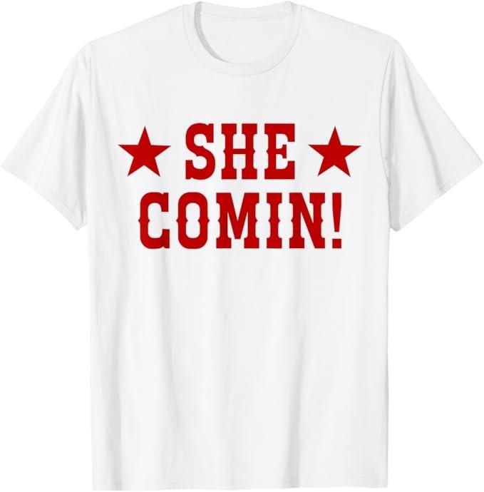 

Cowboy Concert Country Western Cowgirl | She Comin! T-Shirt 3XL