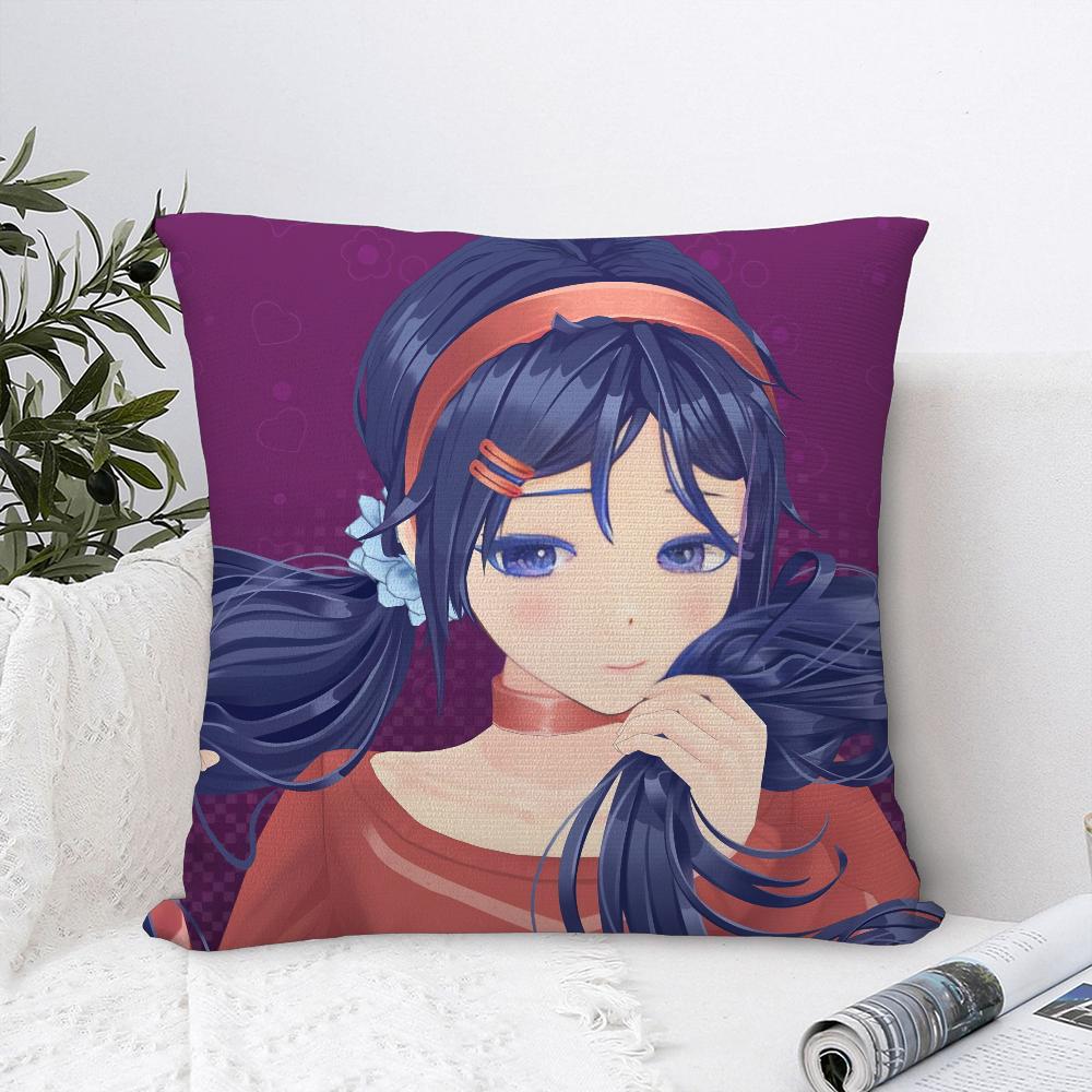 M-MiSide Mita Pillow Case Sofa Decorative Home Double-sided Print Plush Square Throw Pillow Covers Cushion Decor Cover