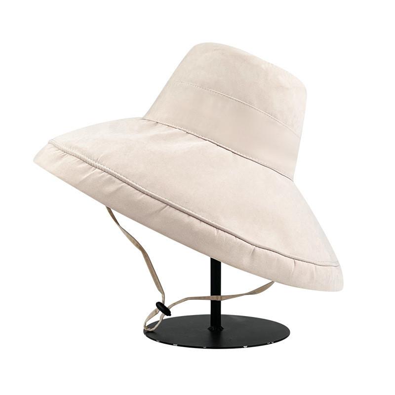 Outdoor Ladies Cotton Fishing Hat With Wide Brim For Summer Sun Protection