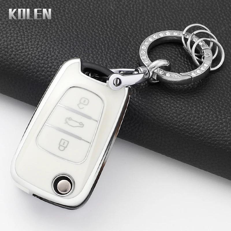 New Tpu Car Key Case Cover Fob For Hyundai I20 I30 Ix20 Ix25 Ix35 Elantra Accent For Kia Sportage Rio 3 Soul Optima Ceed K5 Bag