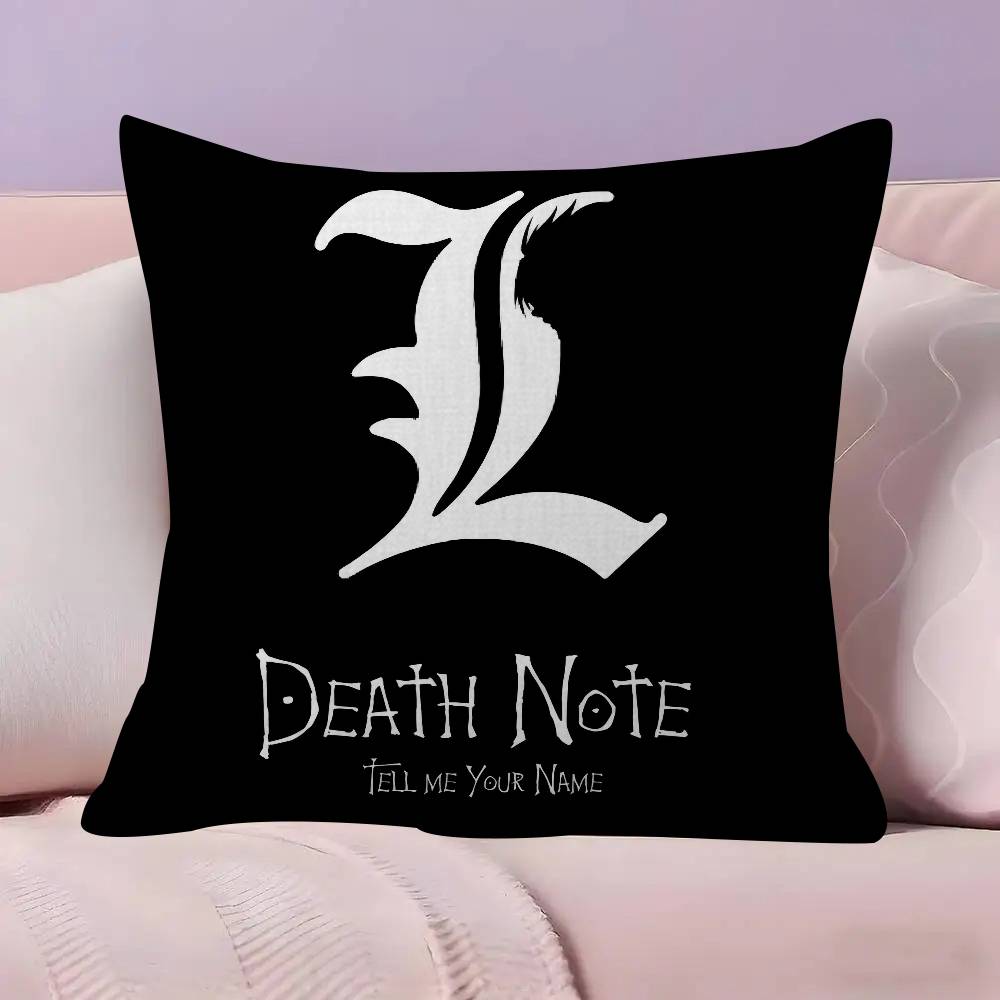 

Anime Death Note hororr Maple Design Cushion Cover Happy Autumn Harvest decor Holiday Decorati Pillow Cover 30x30cm