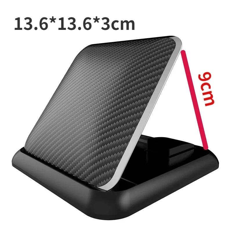 

Автомобильный держатель телефона, универсальный держатель телефона на приборной панели для автомобиля, противоскользящая силиконовая присоска, регулируемая поддержка смартфона