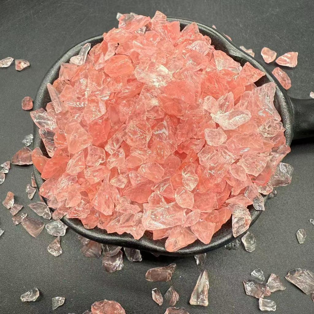 Colored Glass Sand for Decoration, Landscaping, Sandblasting, & Rust Removal